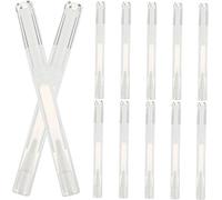 Alipis 12pcs Transparent Empty Nail Nutrition Oil Pens Rotating Refillable Lip Gloss Containers with Brush Tips Cosmetic Applicators for Professional and Personal Use