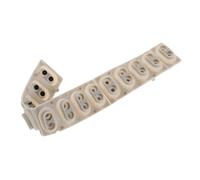 Alipis 13-key Silicone Electronic Organ Repair Parts with High Conductivity and Easy Installation, Electronic Keyboard Replacement Contact Pad for DIY Installation and Professional