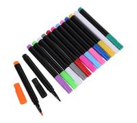 Alipis 14pcs Neon Liquid Chalk Markers Set with Erasable Ink Pens, Fluorescent Wet Erase Marker Pens for LED Light Boards, Glass, Blackboard, and Window Writing in 14 Colors
