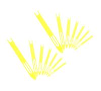 Alipis 14pcs Plastic Fishing Net Repair Shuttles for Cast Nets Netting Needle Tools for Fast Mesh Mending and Weaving Efficient Fish Repair Accessories for Lakeside and Sea Use