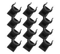 Alipis 15 Sets Adjustable Plastic Kitchen Toe Kick Clips for Cabinet Kickboard, Black Plinth Leg Connectors with Enhanced Safety Features, for Furniture and Kitchen Panel Protection