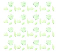 Alipis 150pcs Leaf Jewelry Charms Leaf Bead Charm Acrylic Material Green Color Realistic Design Easy to Assemble Simple to Thread for Handmade Creation Festival Decor Jewelry Making