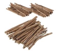 Alipis 150pcs Twigs Sticks Small Craft Twigs Brown Tea Tree Wood Boxwood 10cm Creative Design Versatile Use for Handicrafts DIY Crafts