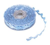 Alipis 15m Blue Footprint Ribbon Decorative Polyester Lace for Wrapping The Box and Birthday Party Decorations