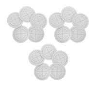 Alipis 15pcs Round Braided Disc Plate Kumihimo Braiding Tool for String Bracelet Making DIY Fine Thread Wire Weaving Cord Organizer Portable Bracelet Maker Kit