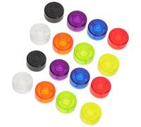 Alipis 16pcs Plastic Footswitch Toppers Caps for Guitar Pedal Effects Stomp Button Covers as Pedal Board Accessories for Musicians Players