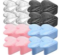 Alipis 16pcs Table Corner Protectors Heart Shape Corner Bumper for PVC Anti-collision Shock-resistant Removable without Residue for Pointed Edges and Home Appliances