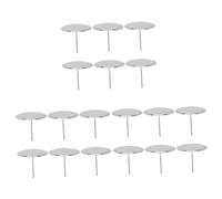 Alipis 18pcs Stainless Steel Cake Flower Decorating Nails for Cake Cupcake Baking Useful Flower Nails for DIY