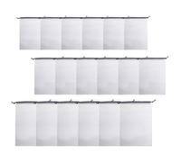 Alipis 18pcs Waterproof Drawstring Storage Bags Pe Material Small Pouches for Separating Clean and Dirty Clothes Suitable for Pool and Holiday Travel