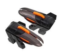 Alipis 1pair Six Finger Mobile Game Triggers for Phone Gaming, Universal Physical Button Controller Lr Joystick, Compatible Mobile Gamepad Accessories for Competitive Shooter Gameplay