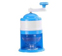 Alipis 1Pc Manual Ice Crusher Machine Hand Crank Ice Chipper Smoothies and Cones for Outdoor Use No Electricity Required