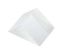Alipis 1pc Optical Triangular Prism Glass Physics Teaching Tool for Light Spectrum Experiments Refraction for Educational Demonstrations