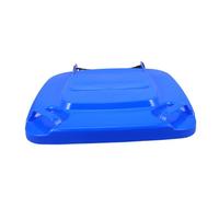 Alipis 1pc Plastic Bucket Lid Square Outdoor Garbage Can Bin Lids Replacements Garbage Can Lids Bins Trash Lid Replacement Cans for Kitchen Trashcan Utility Container Blue