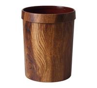 Alipis 1pc Retro Trash Can Rustic Flower Planters Small Trash Bin Plastic Trash Cans Wooden Car The Cars Trash Can Container Pp Environmental Protection Material Office Decorate Desktop