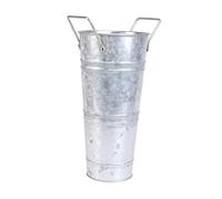 Alipis 1pc Vintage Iron Flower Bucket Vase for Dried Flowers Retro Decorative Home Decor Creative Imitated Arranging Ware for Floral Art Lovers