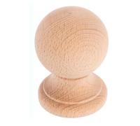 Alipis 1pcs Decorative Wood Spindles Unfinished Wood Finial Solid Vintage Classic Roman Design Sturdy and Reliable Easy Style Integration for Staircase Decoration in Villas and Living