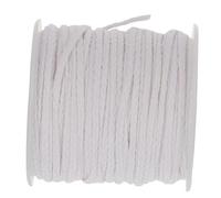Alipis 1roll Braided Cotton Candle Wick Smokeless Thick DIY Candle Making Wick for Paraffin Beeswax Safe and Stable Burning