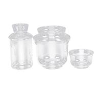 Alipis 1set Creative Clear Liquor Warmer Kettle Glass Drinking Cup for Wine Parties Chinese Style Sake Warmer Elegant and Functional Beverage Appliance