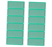 Alipis 1set Double Sided Circuit Board Supplies Thick Epoxy Fiberglass Protoboard for Electrical Experiments Maintenance and Product Development 12pcs