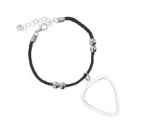 Alipis 1set Heart Shape Guitar Pick Holder Case with Bracelet Mini Plectrum Storage Base for Musicians Compact Pick Display Organizer for Easy Access Suitable Gift for Guitar Players