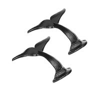 Alipis 1set Whale Tail Wall Hooks Cast Iron Coat and Towel Hangers for Home Office Bathroom and Outdoor Use Easy Installation Rustic Nautical Decor