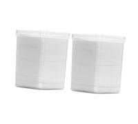 Alipis 2 Boxes Eyelash Glue Cleaning Cotton Pads 400pcs Nail Polish Remover Pads for Eyelash Extensions and Makeup Removal