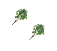 Alipis 2 Bunches Simulated Shamrock Adornment Artificial Green Plant Shamrock Decoration Faux Plants Indoor Outdoor Ornaments Lucky Plants for Home balls for Decoration Party Decors