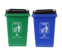 Alipis 2 pack Trash can Shape Pen Holder Stationery Holder Desk Organiser Nestable Desktop Storage Box for Pens Scissors Rulers and Tall Office Supplies