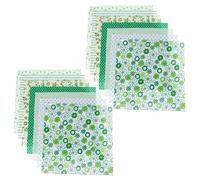 Alipis 2 Packs DIY Cotton Patchwork Printed Pattern Cloth for Sewing Quilting Crafts Home Decor and Creative Projects