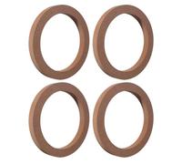 Alipis 2 Pairs Car Speaker Spacer Rings High-density Speaker Adapter Depth Rings for Auto Soundproofing and Bass Seal Easy Install for Cars Trucks Boats and Rvs