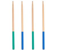 Alipis 2 Pairs Classic Maple Wood Drumsticks with Nonslip Handle Ergonomic Snare Drum Sticks for Practice Performances Concerts Band Use