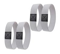 Alipis 2 Pairs Elastic High Heel Shoe Straps for Women Light Grey Polyester Shoe Bindings with Easy Wear and Take off Design to Prevent Loose Heels