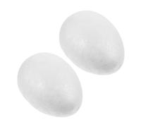 Alipis 2 Pcs DIY Easter Eggs Solid Foam Craft Eggs 15cm for Painting and Party Decoration Supplies