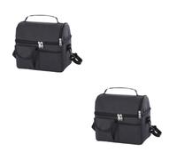 Alipis 2 Pcs Insulation Bag Large Diaper Bag for Women Girls Double Insulation Fresh Keeping Lunch Container Portable Waterproof PVC Cotton