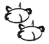 Alipis 2 Pcs Wok Ring for Gas Hob Stove Cookware Ring Cast Iron Pan Support Stand, Heat Resistant, Keeps Wok Steady for Kitchen Gas Stove Racks