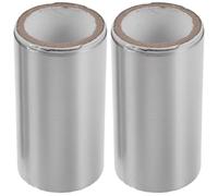 Alipis 2 Rolls Aluminium Nail Wraps for Gel Nail Polish Remover Pads Thin Foil Sheets