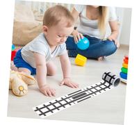 Alipis 2 Rolls DIY Railway Road Sticker Tape Traffic Educational Decals for Easy Peel and Cut Adhesive Train Track for Floor Play and Learning Safety Rules