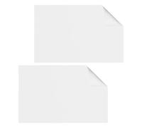 Alipis 2 Rolls Electrostatic Adhesion Whiteboard Sticker Roll 17.7x23.6inch Reusable and Erasable Pp Whiteboard with Smooth Writing Surface for Teaching on Refrigerators and Walls