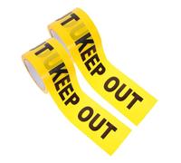 Alipis 2 Rolls Warning Tape Barricade Tape Security Tape Caution Tape Bulk High Visibility Tape Caution Tape Adhesive Barrier Tape Crime Tape Caution Tapes Safety Caution Tape Yellow or