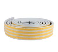 Alipis 2 Rolls Weather Stripping Door Sealing Strip D Type Epdm Self Adhesive 20m for Doors and Windows Aluminium Alloy Frame Windows