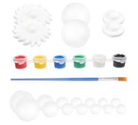 Alipis 2 Sets DIY Solar System Polystyrene Foam Balls with Paint Foam Spheres for Science Projects and Space Arts Crafts Educational Planet Models for School Stem Activities