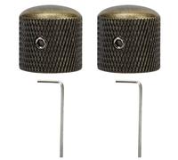 Alipis 2 Sets Electric Guitar Volume Tone Knobs with Wrench Metal Instrument Knobs for Electric Guitar Strong and Wear-resistant