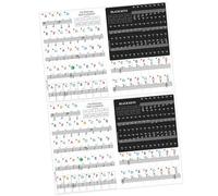 Alipis 2 Sets Piano Keyboard Stickers for Beginners Pvc Material Easy to Stick and Remove Anti-sweat Suitable for Piano and Electronic Organ