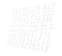 Alipis 2 Sets Plastic Felt Board Letters for Bulletin Message Board Break-resistant Alphabet Signs Reusable Teacher Letters and Communication Displays