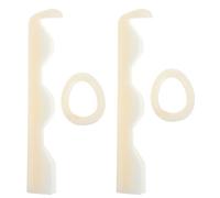 Alipis 2 Sets Pool Cue Tip Replacement Tool, Plastic Beige Maintenance Kit | Lightweight, Quick Tip Replacement, Versatile Compatibility, Userfriendly Operation, Regular Maintenance, DIY Process