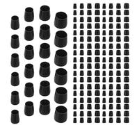 Alipis 20 Pairs High Heel Protector Covers for Women Black PVC Sturdy Heel Damage Prevention Caps Suitable for High Heeled Shoes Outdoor Events on Grass