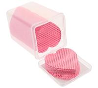 Alipis 200 Sheets Nail Polish Remover Wipes Cotton Heart Shaped 200 Sheets Container Box Comfortable Use Nail Varnish Removal for Finger Manicure the Go