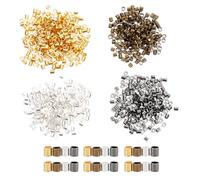 Alipis 2000pcs 2mm Copper Crimp Beads for Jewelry Making with Stable Connections and Versatile Application, for DIY Craft and Necklace Crafting Supplies