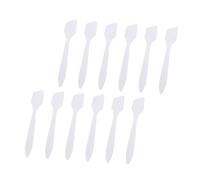 Alipis 200pcs and White Facial Mask Spoons Makeup Mask Spatulas Small Cosmetic Beauty Scoops Skincare Tools for Cream Application and Diy Cosmetic Packaging