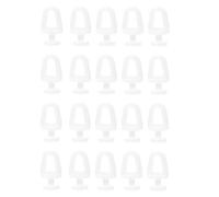 Alipis 200pcs Curtain Track Rollers Flexible Curtain Mute Gliders Accessories for Floor to Ceiling Track for